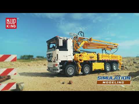 Mould King Pneumatic Concrete Mixer RC – Mould King 19003