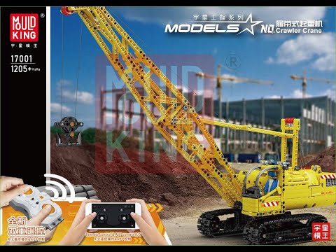 Mould King grúa sobre orugas RC – Mould King 17001