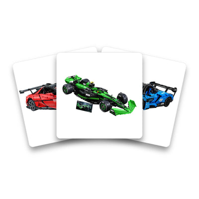 Rennwagen-Trio
