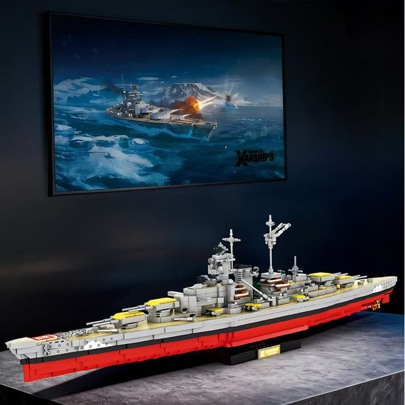 Reobrix 77051 Schlachtschiff Bismarck – als Ausstellungsstück