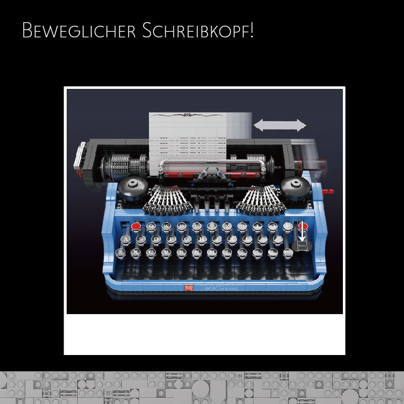 Retro Schreibmaschine - Mould King 10032 - KBS - Welt der Steine
