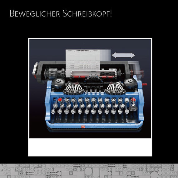 Retro Schreibmaschine - Mould King 10032 - KBS - Welt der Steine