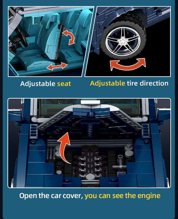 Rolls Royce Cullinan - Mould King 10017 - KBS - Welt der Steine
