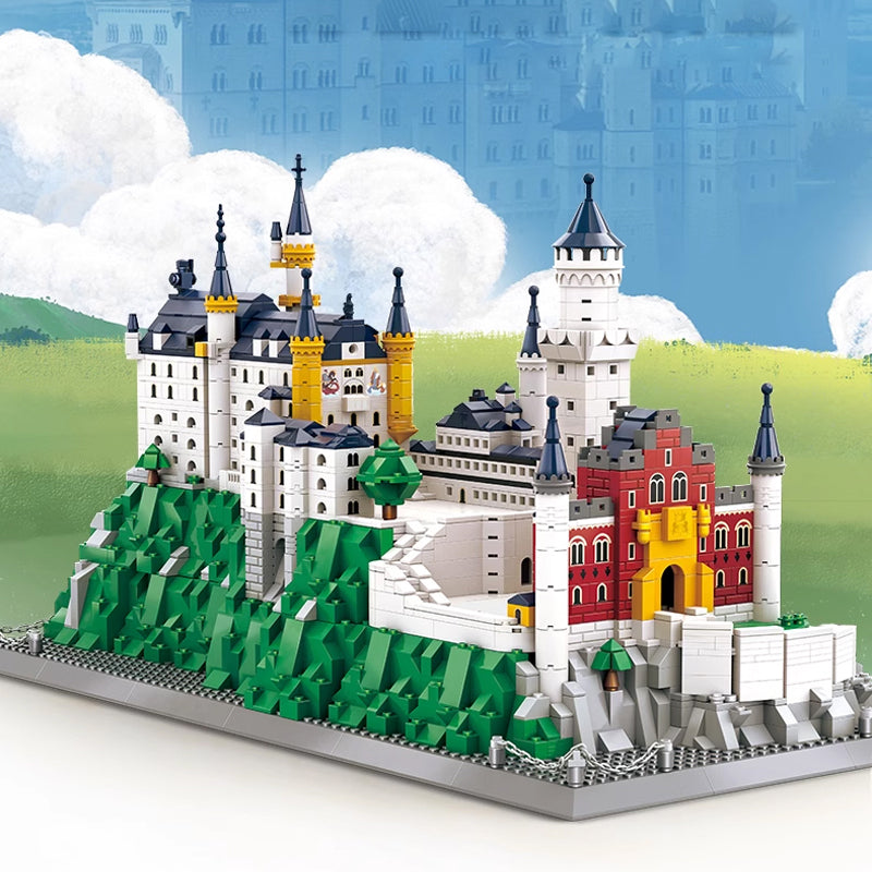 Neuschwansteins slott byggklossar - Wange 6226