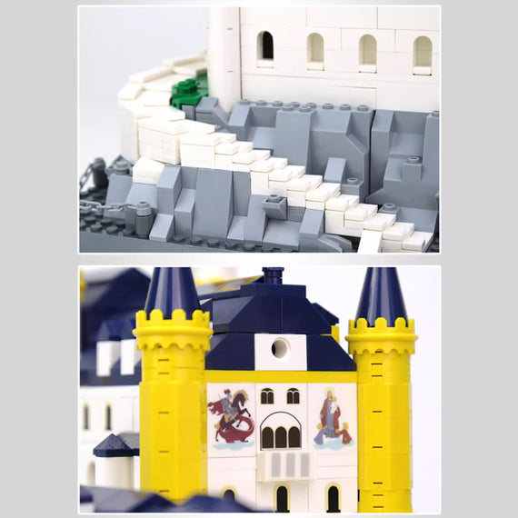 Neuschwansteins slott byggklossar - Wange 6226