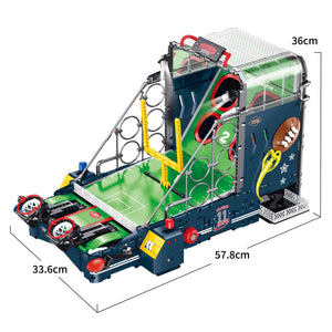 Xinzhuan XZ0011 Rugby-Spielautomat – Abmessungen 57,8 × 33,6 × 36 cm