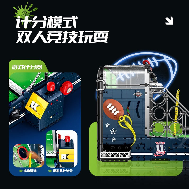 Xinzhuan XZ0011 Rugby-Spielautomat – Punktezähler für 2 Spieler