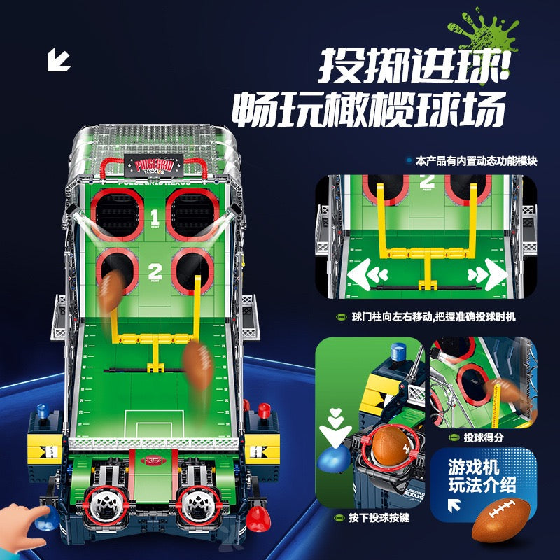 Xinzhuan XZ0011 Rugby-Spielautomat – Spielfunktionen