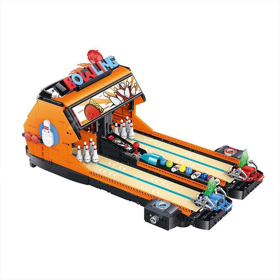 Xinzhuan XZ0020 Bowling-Spielautomat – Gesamtansicht mit Maßen
